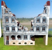 1:72 Scale - Berlin House Destroyed House 1